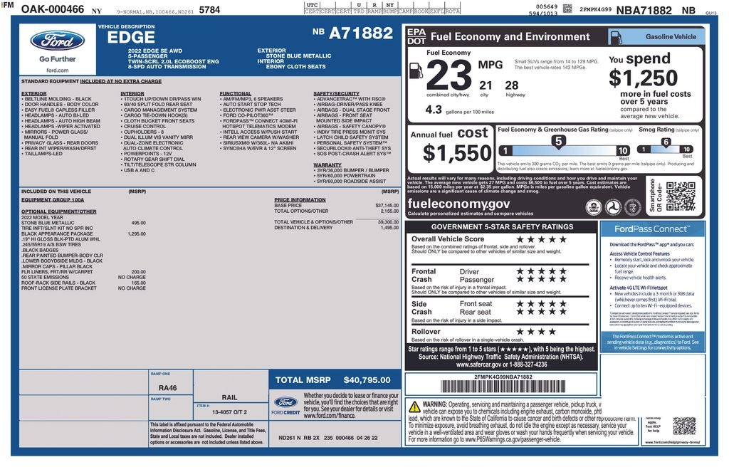 2022 Ford Edge SE - Photo 27