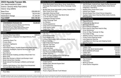 2023 Hyundai TUCSON SEL