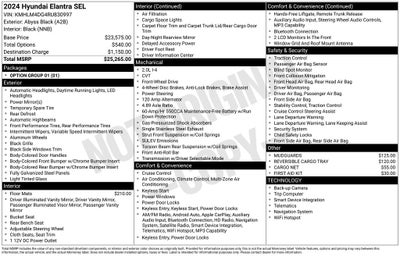 2024 Hyundai ELANTRA SEL