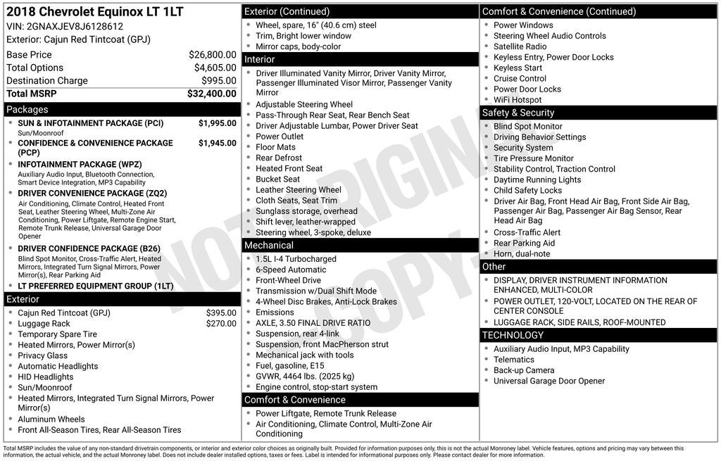 2018 Chevrolet Equinox LT