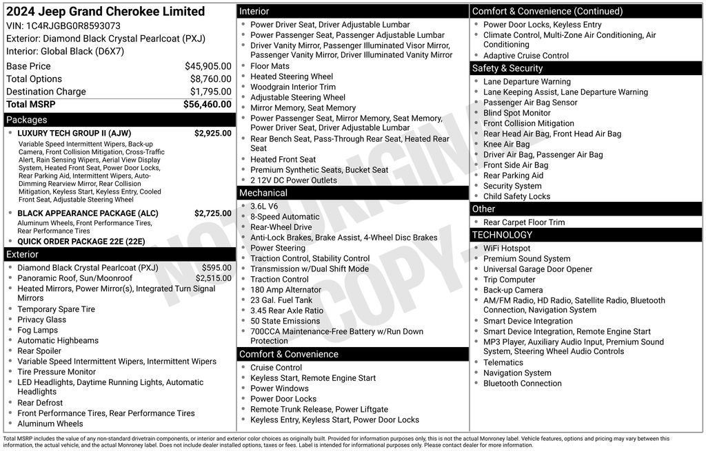 2024 Jeep Grand Cherokee Limited 4x2
