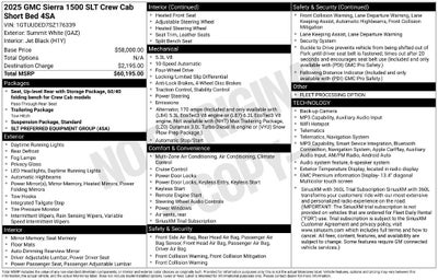 2025 GMC Sierra 1500 4WD Crew Cab Short Box SLT
