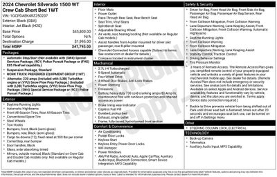 2024 Chevrolet Silverado 1500 WT