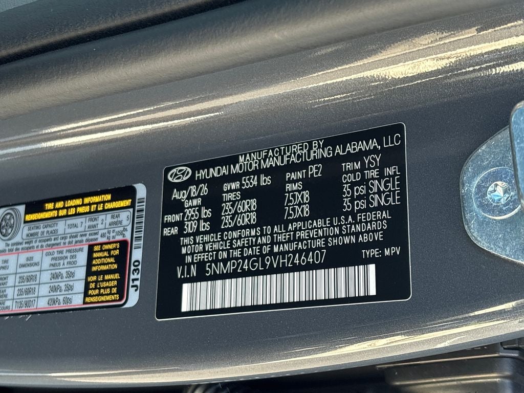 2027 Hyundai SANTA FE SEL FWD