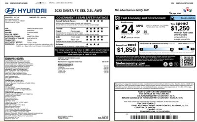 2023 Hyundai SANTA FE SEL