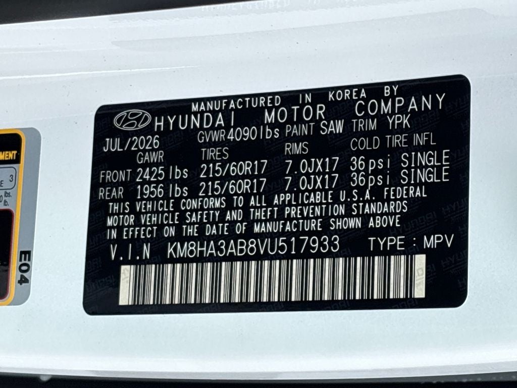 2027 Hyundai KONA SE FWD