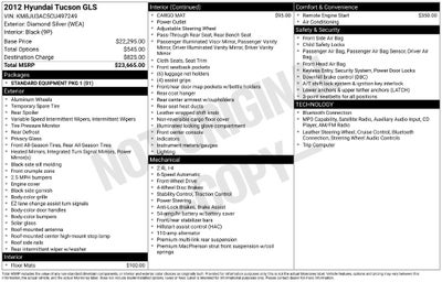 2012 Hyundai TUCSON GLS