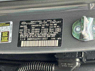 2027 Hyundai PALISADE HYBRID Blue SEL Premium 8P