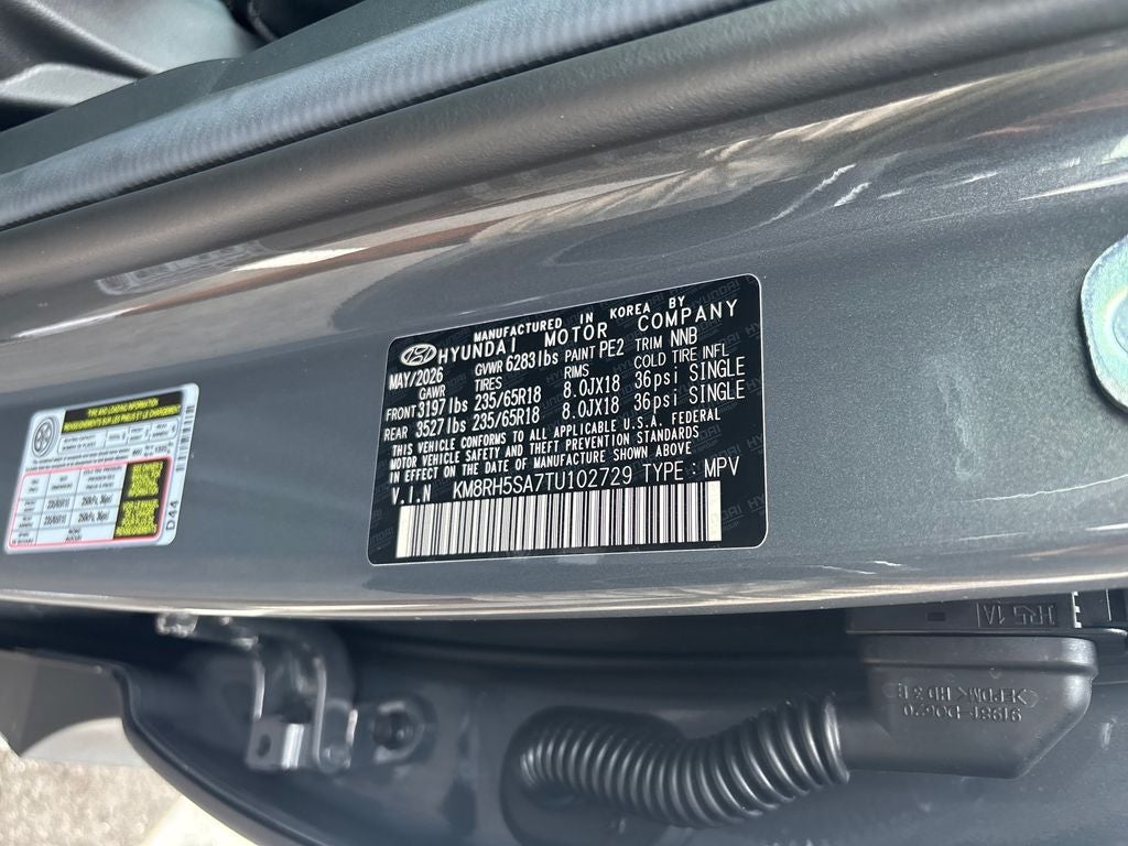 2026 Hyundai PALISADE HYBRID Blue SEL Premium 8P
