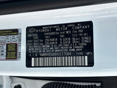 2027 Hyundai PALISADE HYBRID Blue SEL Premium 8P