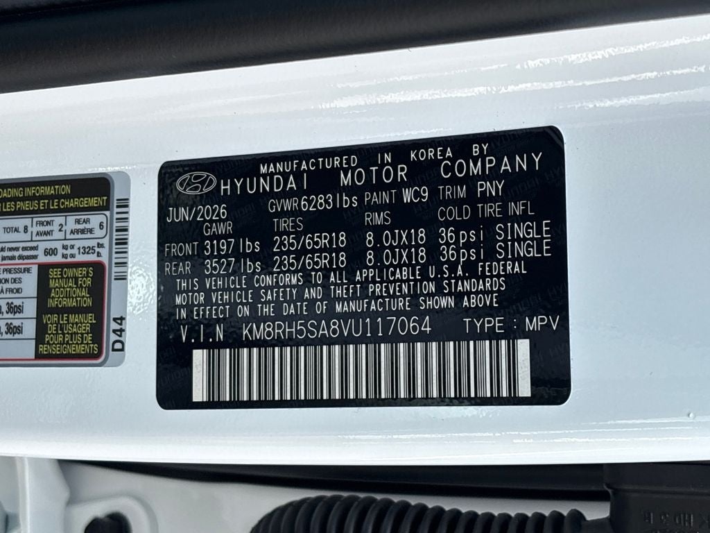 2027 Hyundai PALISADE HYBRID Blue SEL Premium 8P