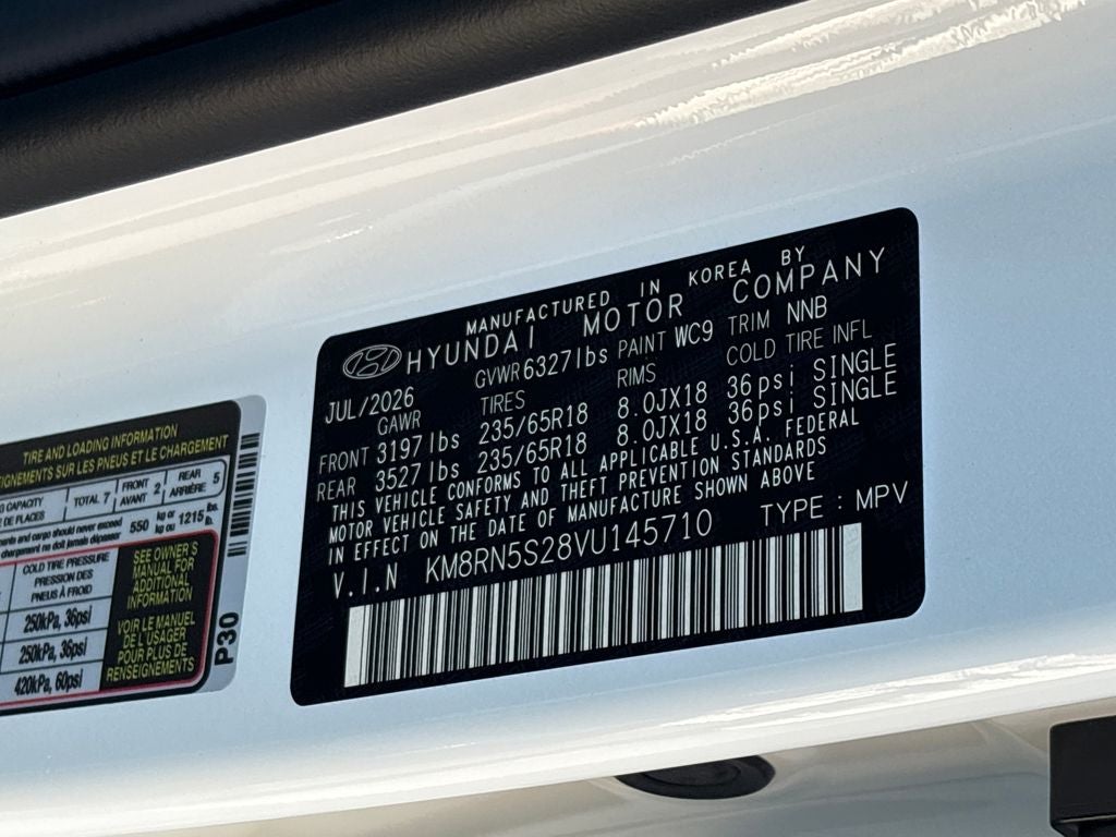 2027 Hyundai PALISADE SEL Premium FWD