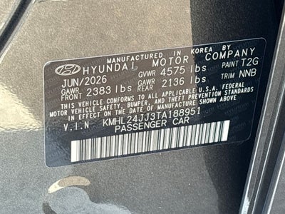 2026 Hyundai SONATA HYBRID Blue