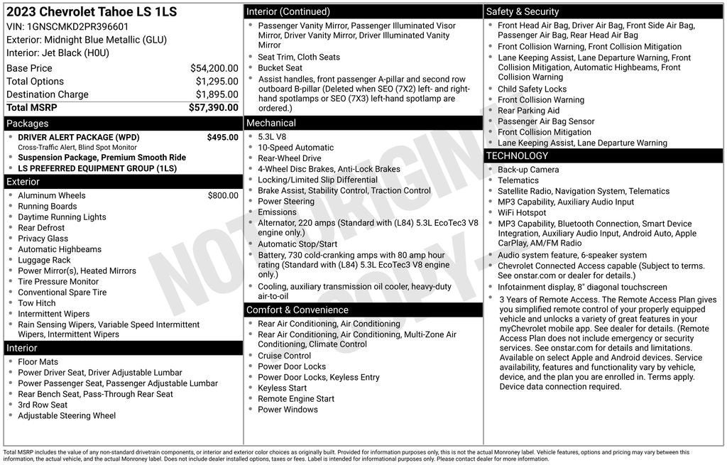 2023 Chevrolet Tahoe LS