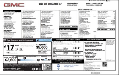 2023 GMC Sierra 1500 SLT