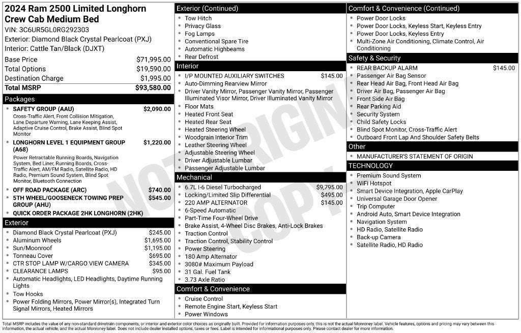 2024 RAM 2500 Base