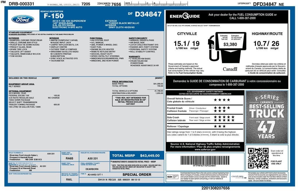 2013 Ford F-150 Base