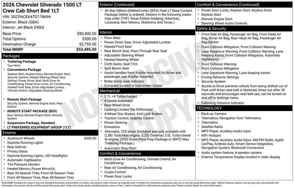 2026 Chevrolet Silverado 1500 Base