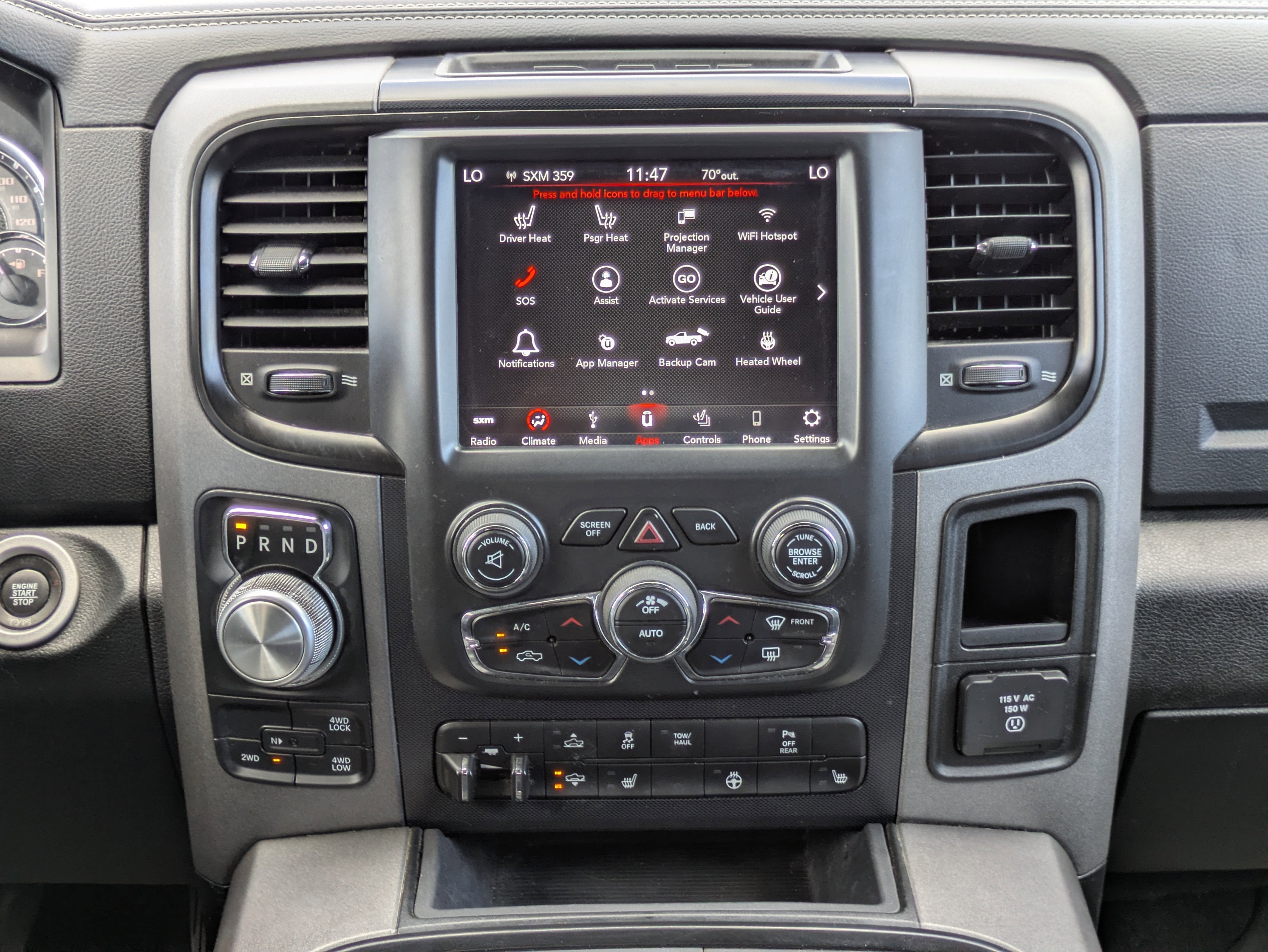 2018 RAM 1500 Rebel Crew Cab 4x4 5'7" Box